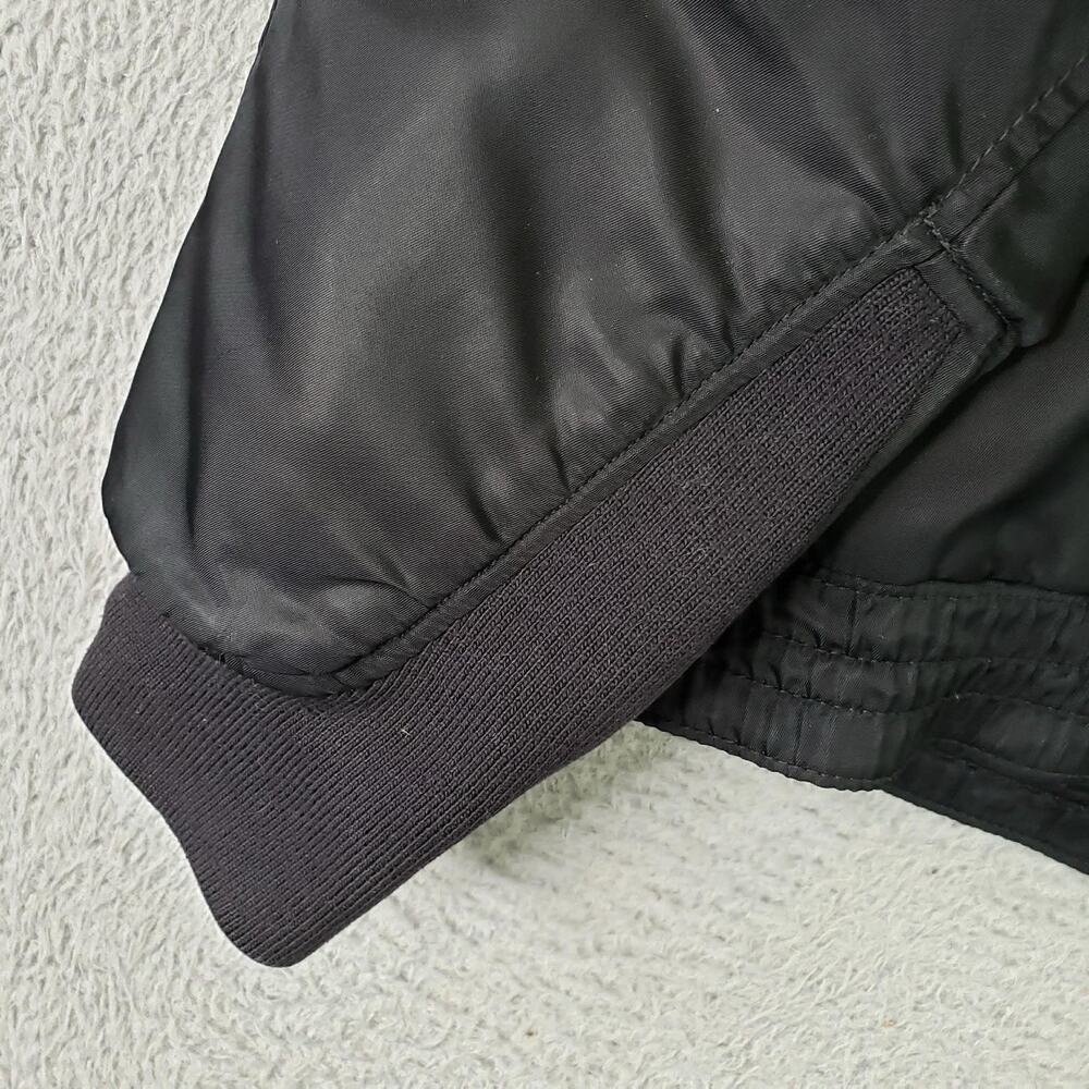 Polo Ralph Lauren Military Surplus Bomber Jacket Pilot Black Mens Large L Zip - Picture 7 of 9